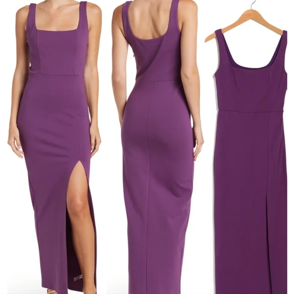 Socialite High Slit Maxi Dress - Picture 5 of 8